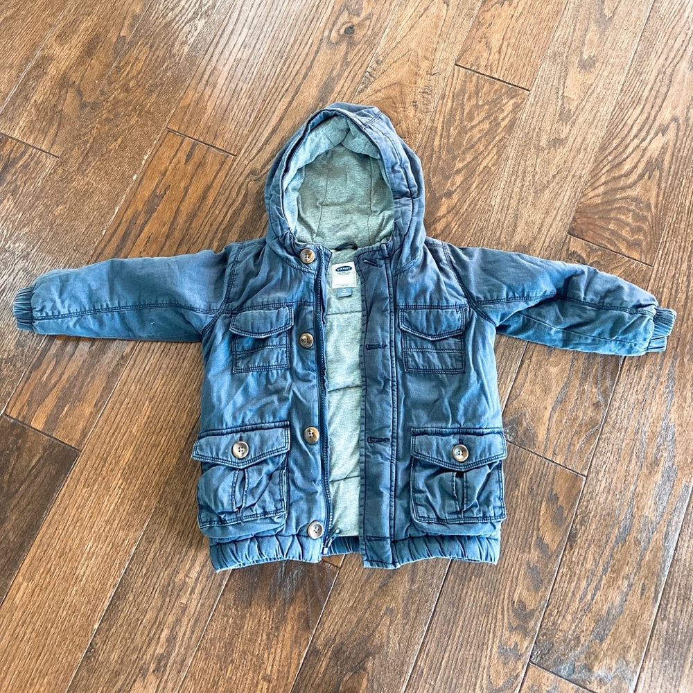 Old Navy 4T Winter Boy Toddler Jacket - Navy